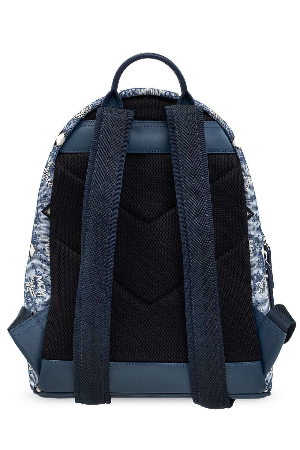 Navy blue hot sale mcm backpack